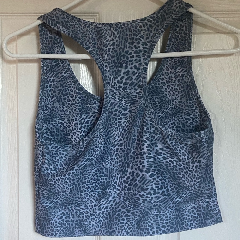 Evolution And Creation Leopard Print Cropped Race… - image 3